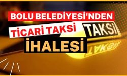 Bolu Belediyesi'nden ticari taksi ihalesi