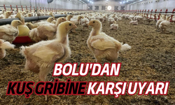 Bolu'dan kuş gribine karşı uyarı