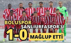 Boluspor Şanlıurfaspor'u mağlup etti