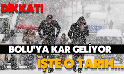 Dikkat! Bolu'ya kar geliyor, işte o tarih...