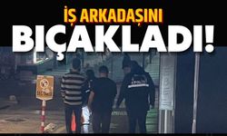 İş arkadaşını bıçakladı