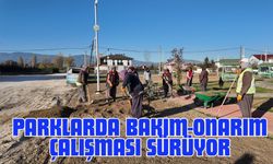 Merkeze bağlı parklarda bakım-onarım çalışması sürüyor