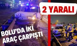 Bolu’da iki araç çarpıştı: 2 yaralı