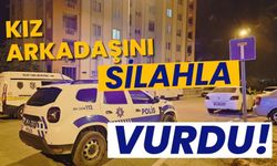 Kız arkadaşını silahla vurdu