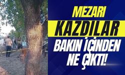 Mezarı kazdılar, bakın içinden ne çıktı