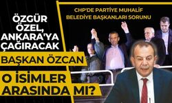 Özgür Özel, muhalif belediye başkanlarını Ankara'ya çağıracak, Tanju Özcan o isimler arasında mı?