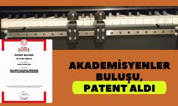 Akademisyenler buluşu, patent aldı