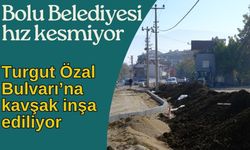 Turgut Özal Bulvarı’na kavşak inşa ediliyor