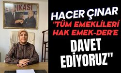 "TÜM EMEKLİLERİ HAK EMEK-DER'E DAVET EDİYORUZ"