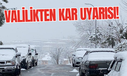 Valilikten kar uyarısı!