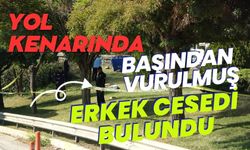 Yol kenarında başından vurulmuş erkek cesedi bulundu