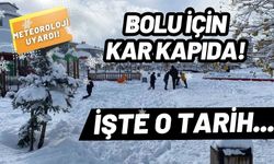 BOLU İÇİN KAR KAPIDA! İŞTE O TARİH...