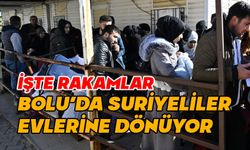 Bolu'daki Suriyeliler evlerine dönüyor