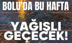 BOLU'DA BU HAFTA YAĞIŞLI GEÇECEK!