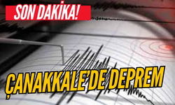 Son dakika! Çanakkale’de 4.4 büyüklüğünde deprem!