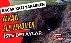 Kaçak kazı yaparken yakaladılar