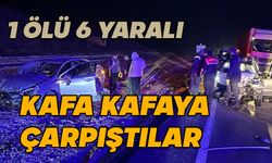 Kafa kafaya çarpıştılar, 1 ölü