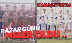 Karaçayır’da pazar günü neler oldu ..