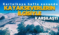 Kartalkaya hafta sonunda kayakseverlerin ilgisiyle karşılaştı