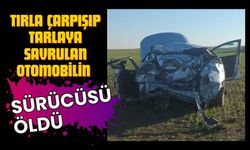 Tırla çarpışıp tarlaya savrulan otomobilin sürücüsü öldü