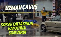 Uzman çavuş sokak ortasında hayatına son verdi