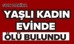 Yaşlı kadın evinde ölü bulundu