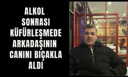 ALKOL SONRASI KÜFÜRLEŞMEDE ARKADAŞININ CANINI BIÇAKLA ALDI