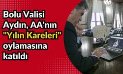 Bolu Valisi Aydın, AA'nın "Yılın Kareleri" oylamasına katıldı