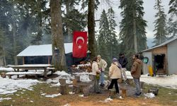 Düzce'nin yüksek kesimlerinde kar etkili oluyor