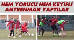 Hem Yorucu Hem Keyifli Antrenman Yaptılar