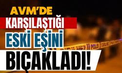 AVM’de karşılaştığı eski eşini bıçakladı!