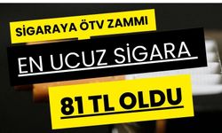 Sigaraya ÖTV zammı: En ucuz sigara 81 TL oldu