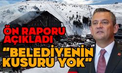 ÖZGÜR ÖZEL ÖN RAPORU AÇIKLADI, BELEDİYENİN ADI YOK