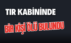 Tır kabininde bir kişi ölü bulundu