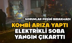 Bolu'da kombi arızalanınca kullandığı soba odayı yaktı