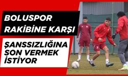 Boluspor rakibine karşı şanssızlığına son vermek istiyor