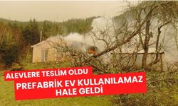 ALEVLERE TESLİM OLAN PREFABRİK EV KULLANILAMAZ HALE GELDİ