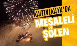 Kartalkaya’da meşaleli şölen