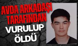 Avda arkadaşı tarafından vurulup öldü