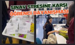 Sınav stresine karşı öğrenci dayanışması