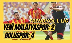 Trendyol 1. Lig: Yeni Malatyaspor: 2 - Boluspor: 4