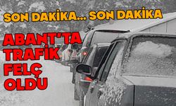 Abant'ta trafik felç oldu