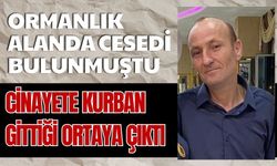 Ormanlık alanda cesedi bulunmuştu, cinayete kurban gittiği ortaya çıktı