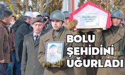 Bolu şehidini uğurladı