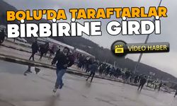 Bolu'da Amed ve Fener taraftarları birbirine girdi