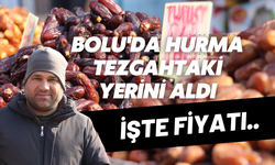 Bolu'da hurma tezgahtaki yerini aldı, işte fiyatı...