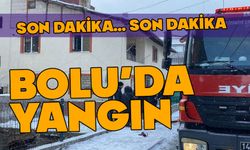 Bolu'da yangında 4 kişi etkilendi