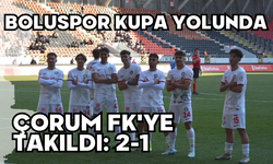 Boluspor Kupa Yolunda Çorum FK'ye Takıldı: 2-1