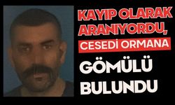 Kayıp olarak aranıyordu, cesedi ormana gömülü bulundu