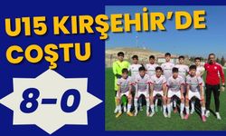 U15 Kırşehir’de coştu 8-0